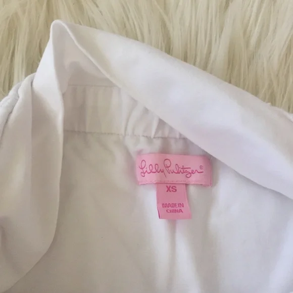 Lilly Pulitzer Pink and Blue Strapless Dress - Picture 6 of 8